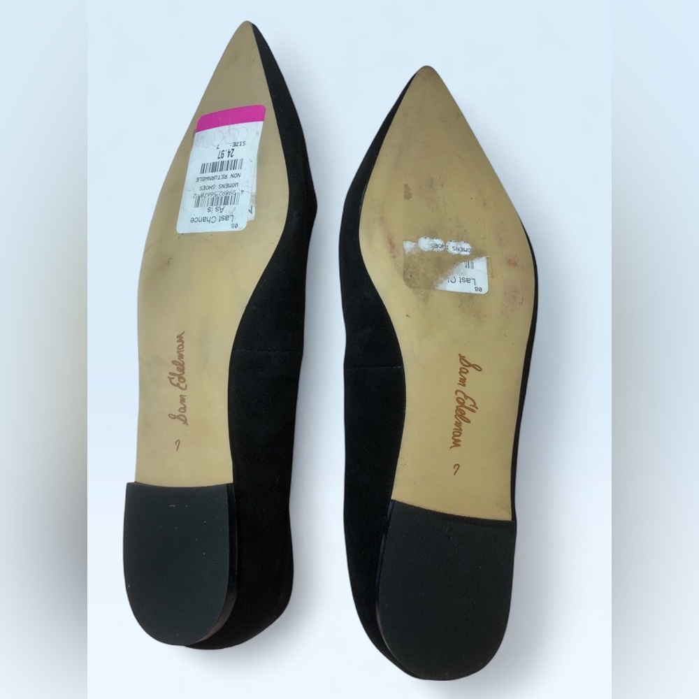 Sam Edelman Black Pointed Toe Flats - Picture 4 of 4
